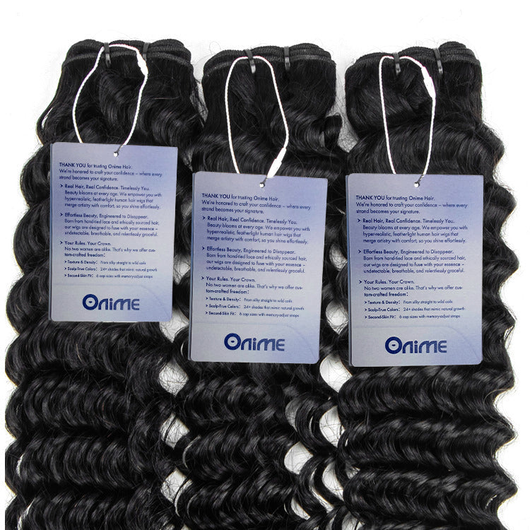 10A Grade Deep Wave Bundles 100% Human Virgin Hair Extensions