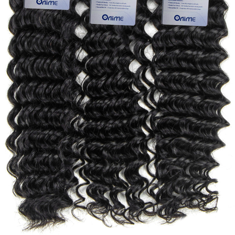 10A Grade Deep Wave Bundles 100% Human Virgin Hair Extensions