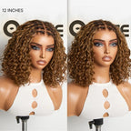 Exclusive Deal | Boho Braids Deep Curly Glueless 5x5 Closure Lace with Braided Top Human Hair Wig Pre-Cut Lace