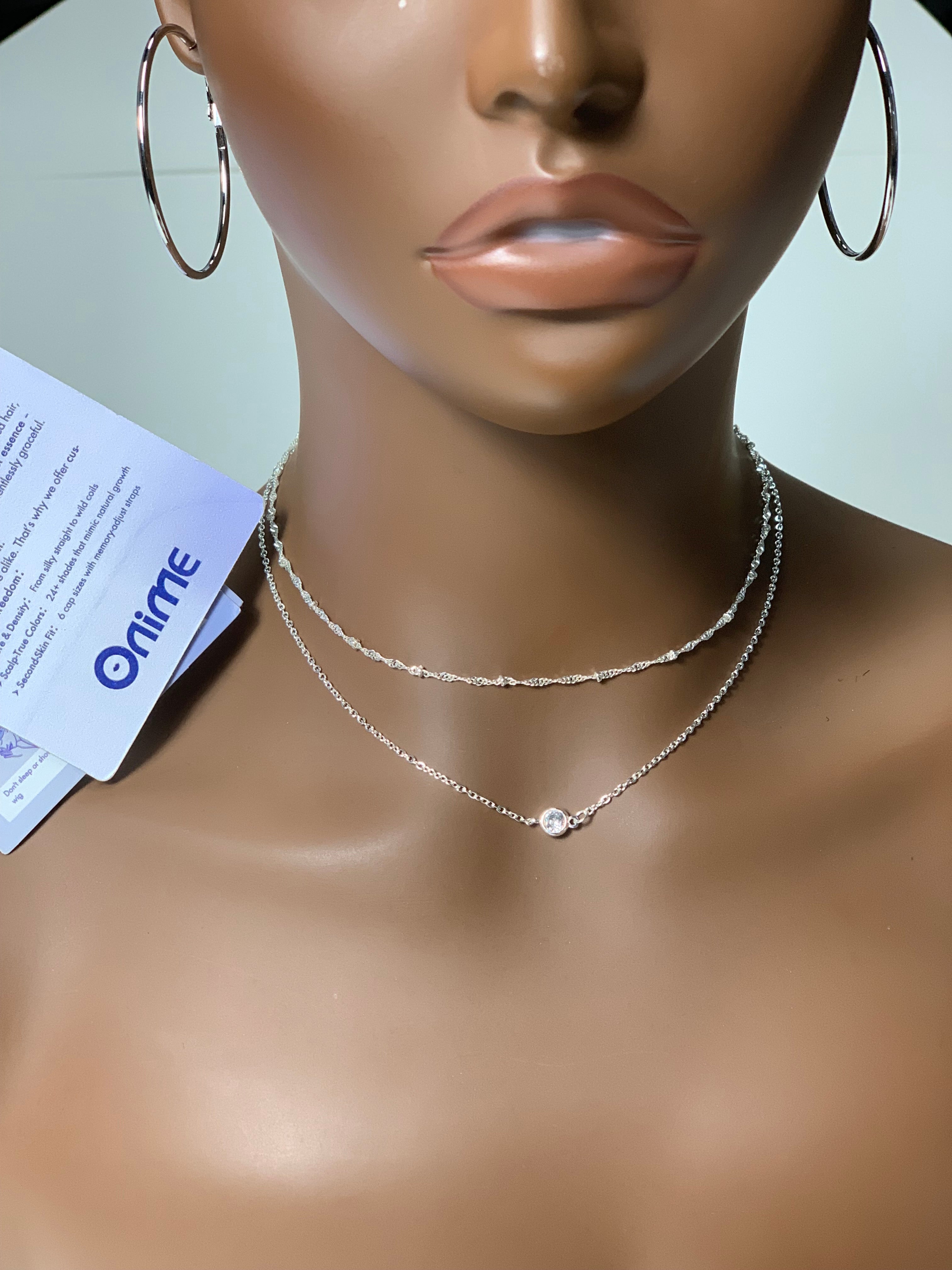 ❤️‍🔥Double Diamond Necklace