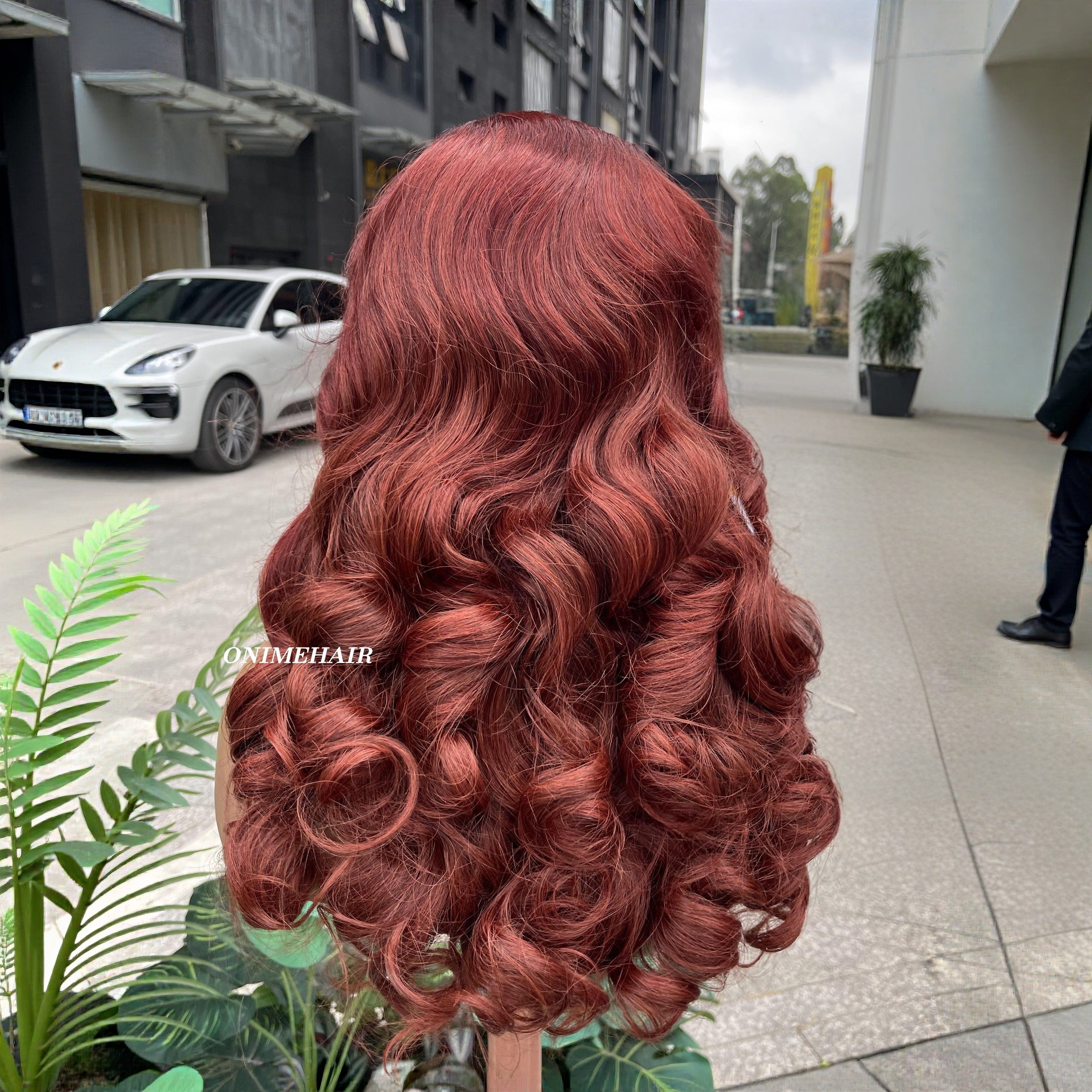 #33 Rose Wavy Frontal Transparent 13X4  Lace - Onime Hair