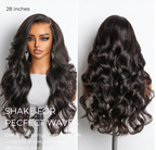 NatureMAX™ 200%  Density Loose Wave Glueless 13x6 HD Lace Front Wig Human Hair Pre-Cut Lace Flexi-Fit Drawstring Cap