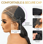 NatureMAX™ 200%  Density Loose Wave Glueless 13x6 HD Lace Front Wig Human Hair Pre-Cut Lace Flexi-Fit Drawstring Cap