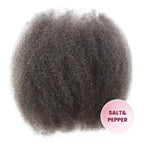 Onimehair™ Brazilian Salt Pepper Color Afro Kinky Bulk Human Hair For Braiding Dreadlock Hair