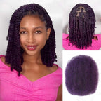 Onimehair™ Thick 4 Packs Afro Kinky Bulk Human Hair For Perfect Braids & Twists