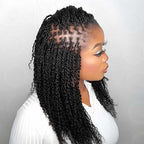Onimehair™ Thick 4 Packs Afro Kinky Bulk Human Hair For Perfect Braids & Twists
