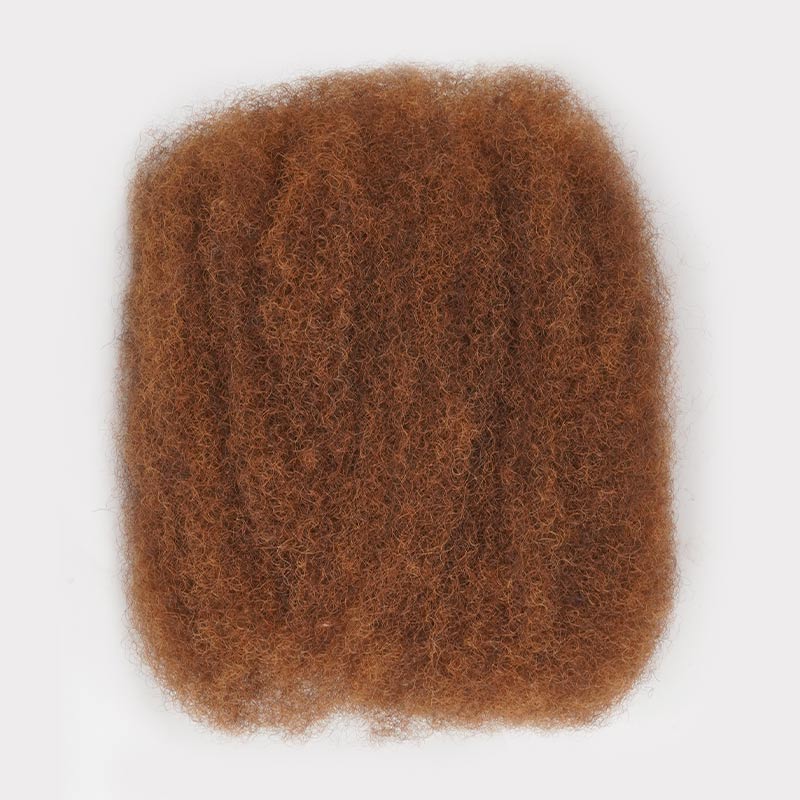 Onimehair™ Mixed Color #4/30 Afro Kinky Bulk Highlights #27/30 Human Hair