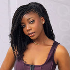 Onimehair™ Reddish Brown Color Afro Kinky Bulk Human Hair For Braiding Dreadlock Hair