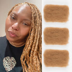 Onimehair™ Honey Blonde Color Afro kinky Bulk Hair Extensions For Braiding Dreadlock Human Hair