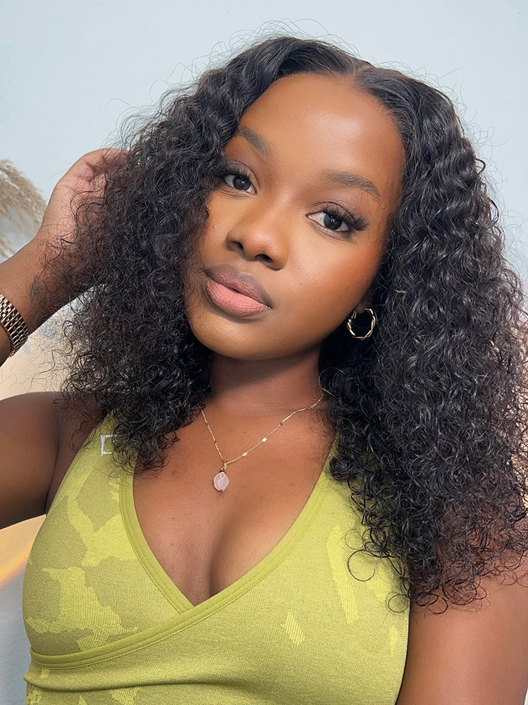 Onimehair™ 13x4 HD Lace Glueless Bob Wigs Wear Go Pre Cut Lace Human Hair Wigs