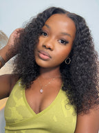 Onimehair™ 13x4 HD Lace Glueless Bob Wigs Wear Go Pre Cut Lace Human Hair Wigs