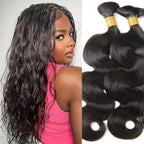Body Wave Bulk Human Hair For Braiding & Boho Braids