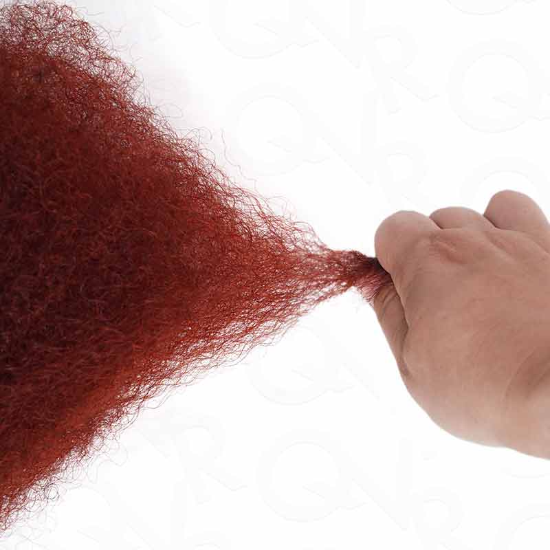 Onimehair™ Mix #1B/Purple Color Afro Kinky Bulk Human Hair For Braiding Dreadlock Hair