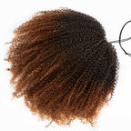 Onimehair™ Lightweight T2/30 Color Small Kinky Curly Feather Crochet Braid Human Hair Extension