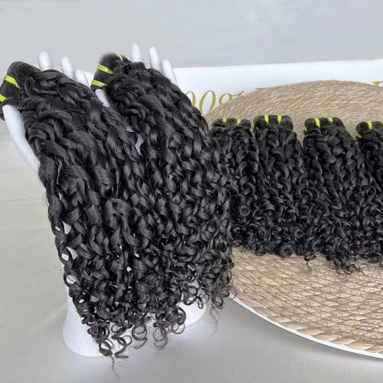 Vietnamese Pixie Curls Bundles 100% Human Virgin Hair Extensions 8-30Inch