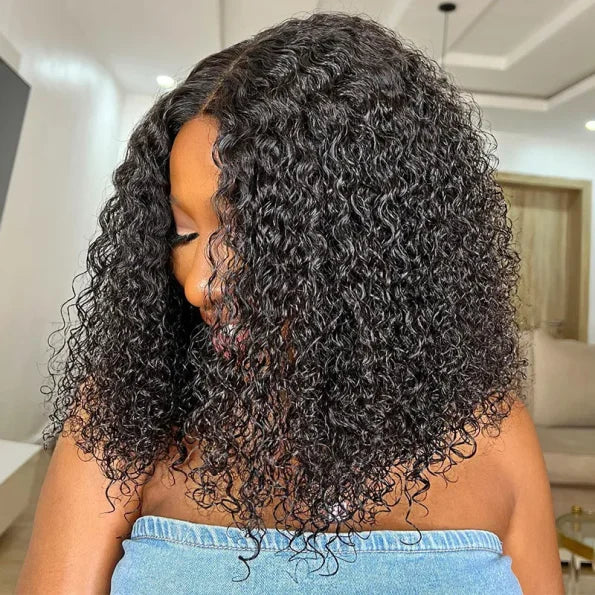 Wear Go Short Curly Wig Upgrade 5×5 Pre Cut Lace Bob Glueless Wig Beginner Friendly