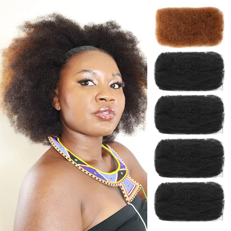 Onimehair™ Self-customized Highlights Color Afro kinky Bulk For Braiding Dreadlock Hair