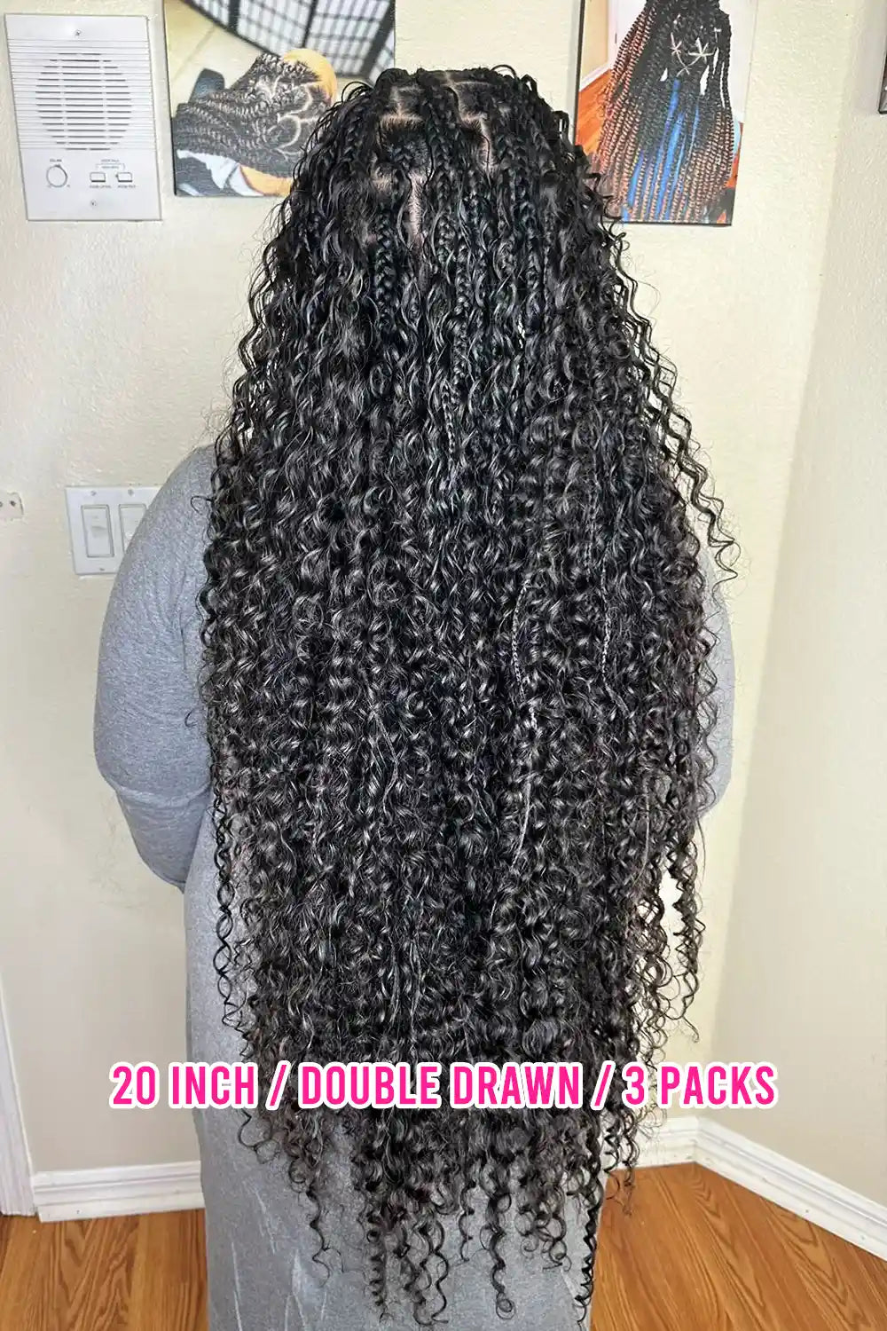 Onimehair Double Drawn Spanish Curly Bulk Hair Extensions for Braiding