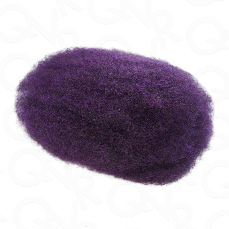 Onimehair™ Mix #1B/Purple Color Afro Kinky Bulk Human Hair For Braiding Dreadlock Hair