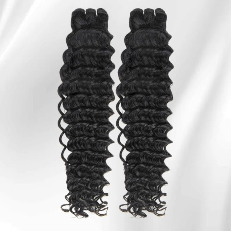 10A Grade Deep Wave Bundles 100% Human Virgin Hair Extensions