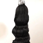 Deep Wave Crochet Hair 100% Human Crochet Braids Extensions