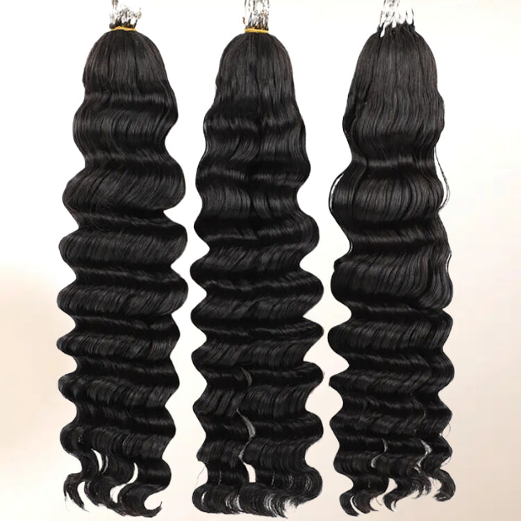 Deep Wave Crochet Hair 100% Human Crochet Braids Extensions