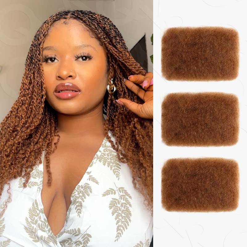 Onimehair™ Type 4C Afro Kinky Bulk Braiding Human Hair Extensions For Black Women