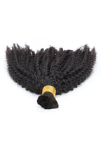 Onimehair Kinky Curly Bulk Human Hair for Braiding Natural Black