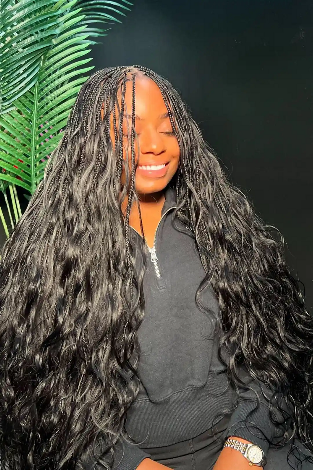 Onimehair Body Wave Bulk Human Hair For Braiding Natural Black