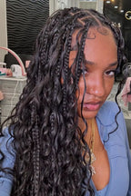 Onimehair Loose Wave Bulk Hair For Braiding Natural Black