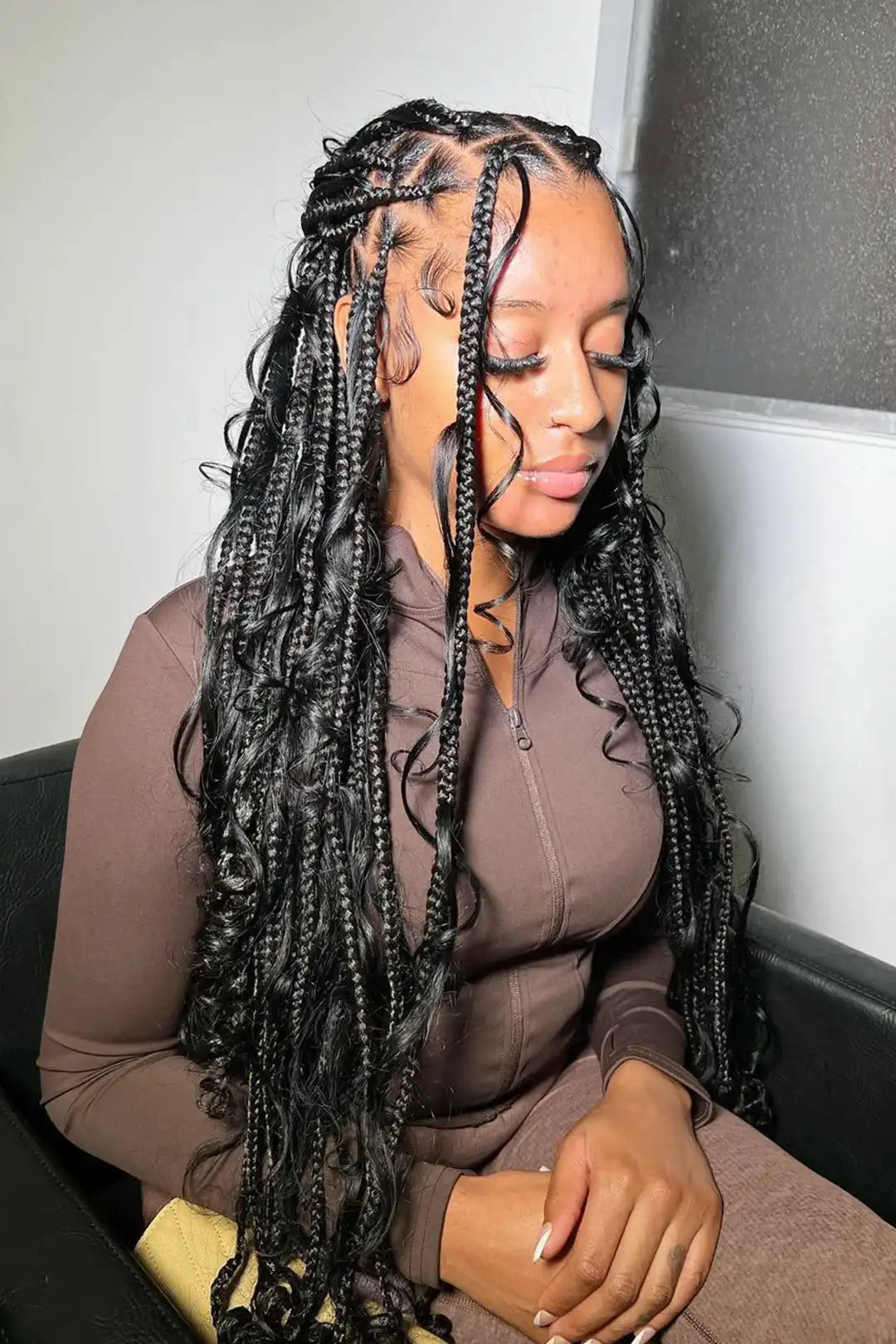 Onimehair Loose Wave Bulk Hair For Braiding Natural Black