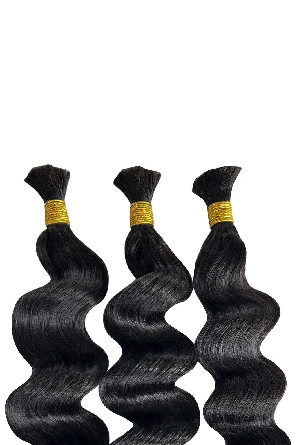 Onimehair Loose Wave Bulk Hair For Braiding Natural Black