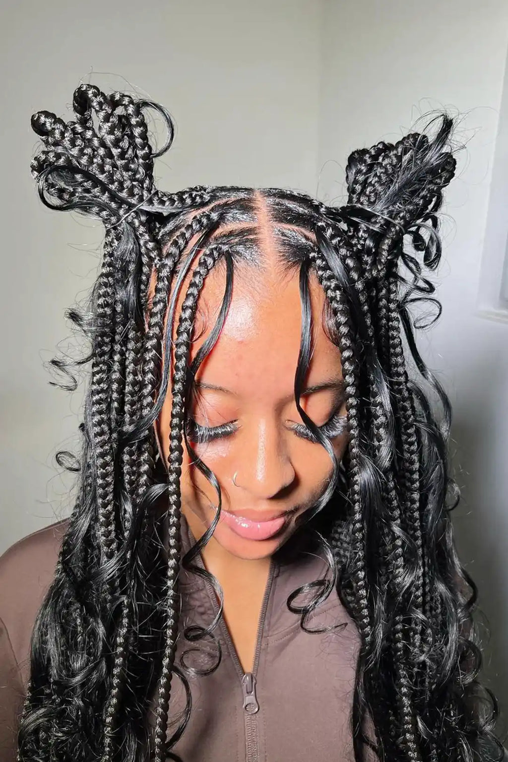 Onimehair Loose Wave Bulk Hair For Braiding Natural Black