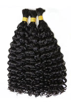Onimehair Double Drawn Spanish Curly Bulk Hair Extensions for Braiding