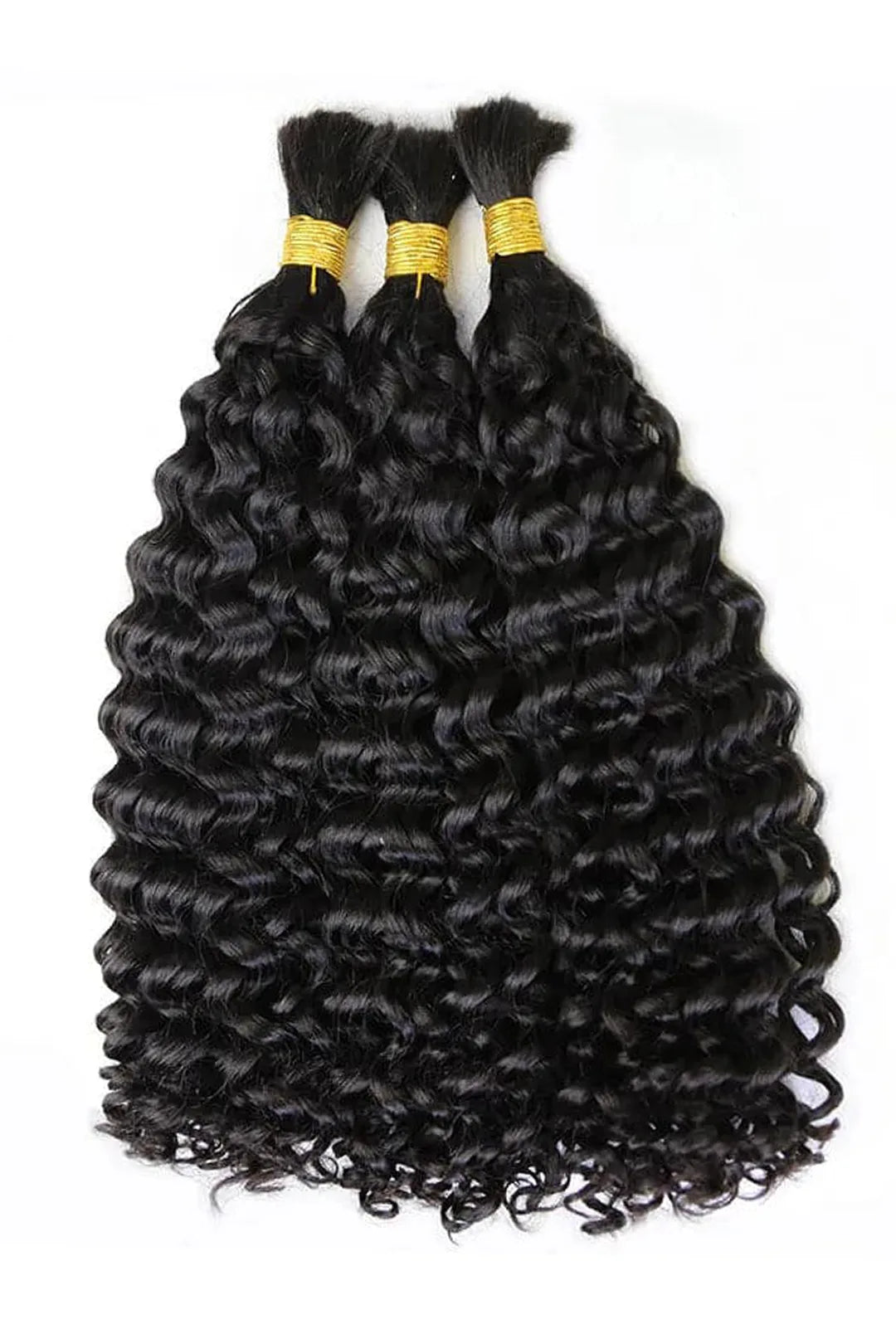 Onimehair Double Drawn Spanish Curly Bulk Hair Extensions for Braiding