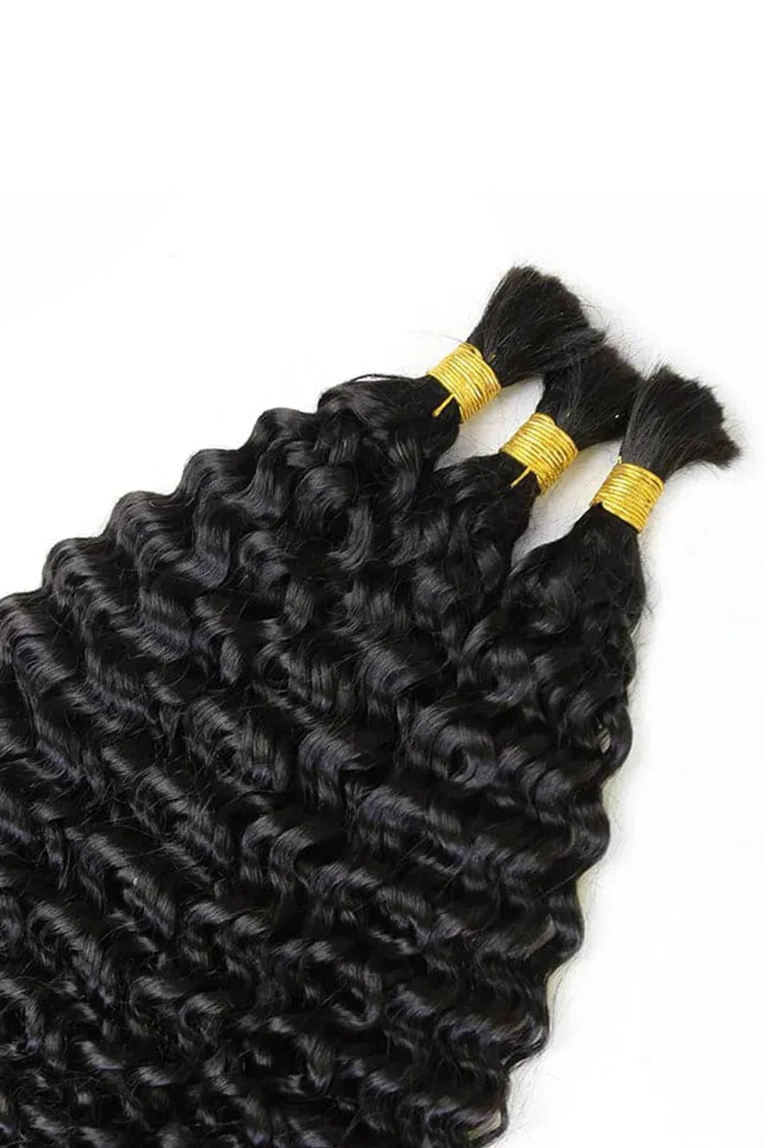 Onimehair Double Drawn Spanish Curly Bulk Hair Extensions for Braiding