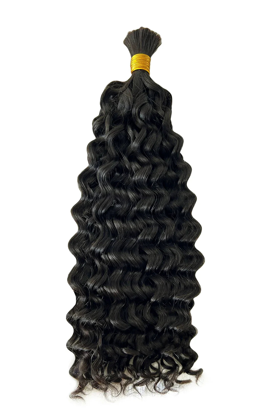 Onimehair Water Wave Bulk Human Hair For Braiding Natural Black Boho Hair