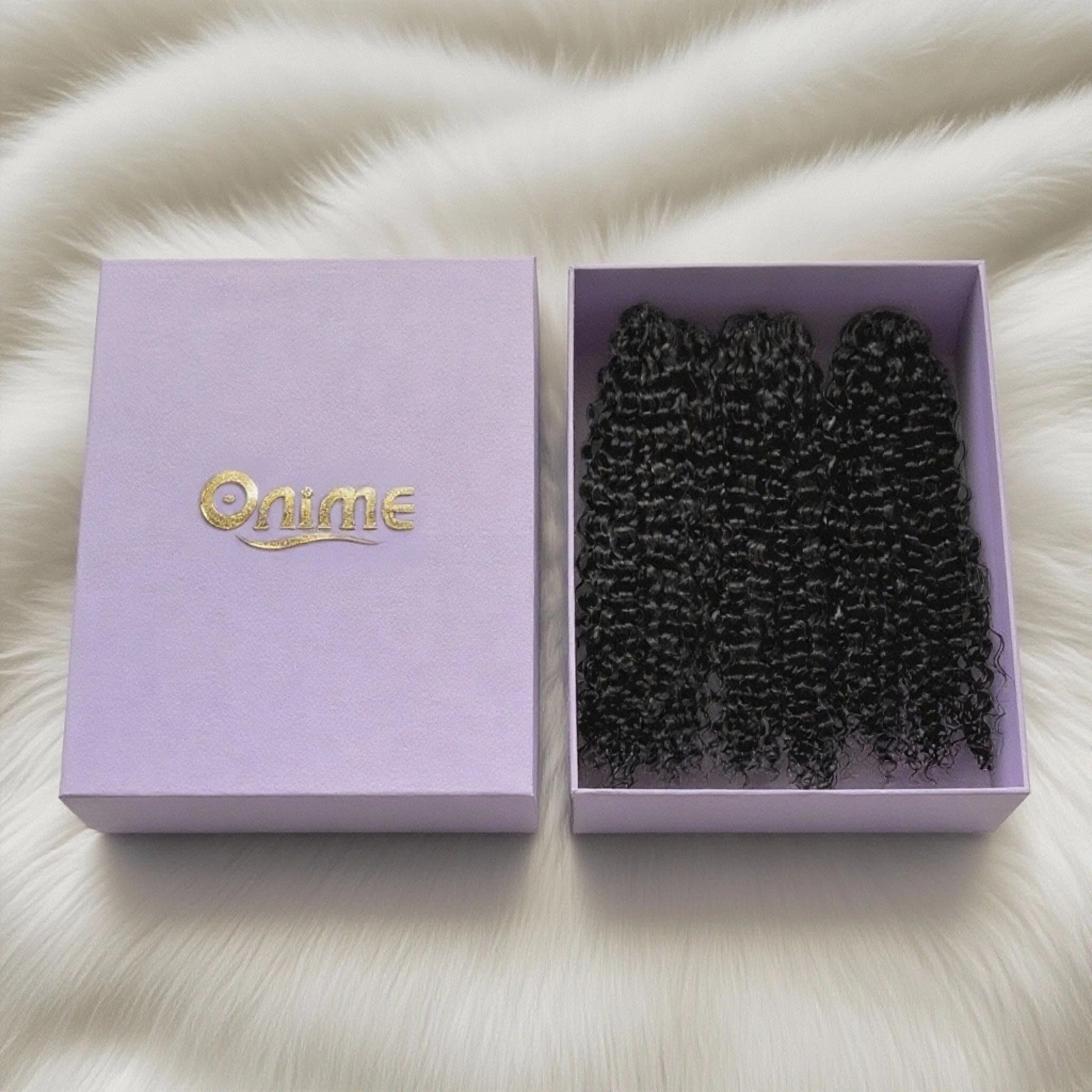 Afro Curly Crochet Hair Pre-Separated Feather Soft Raw Human Hair Extensions