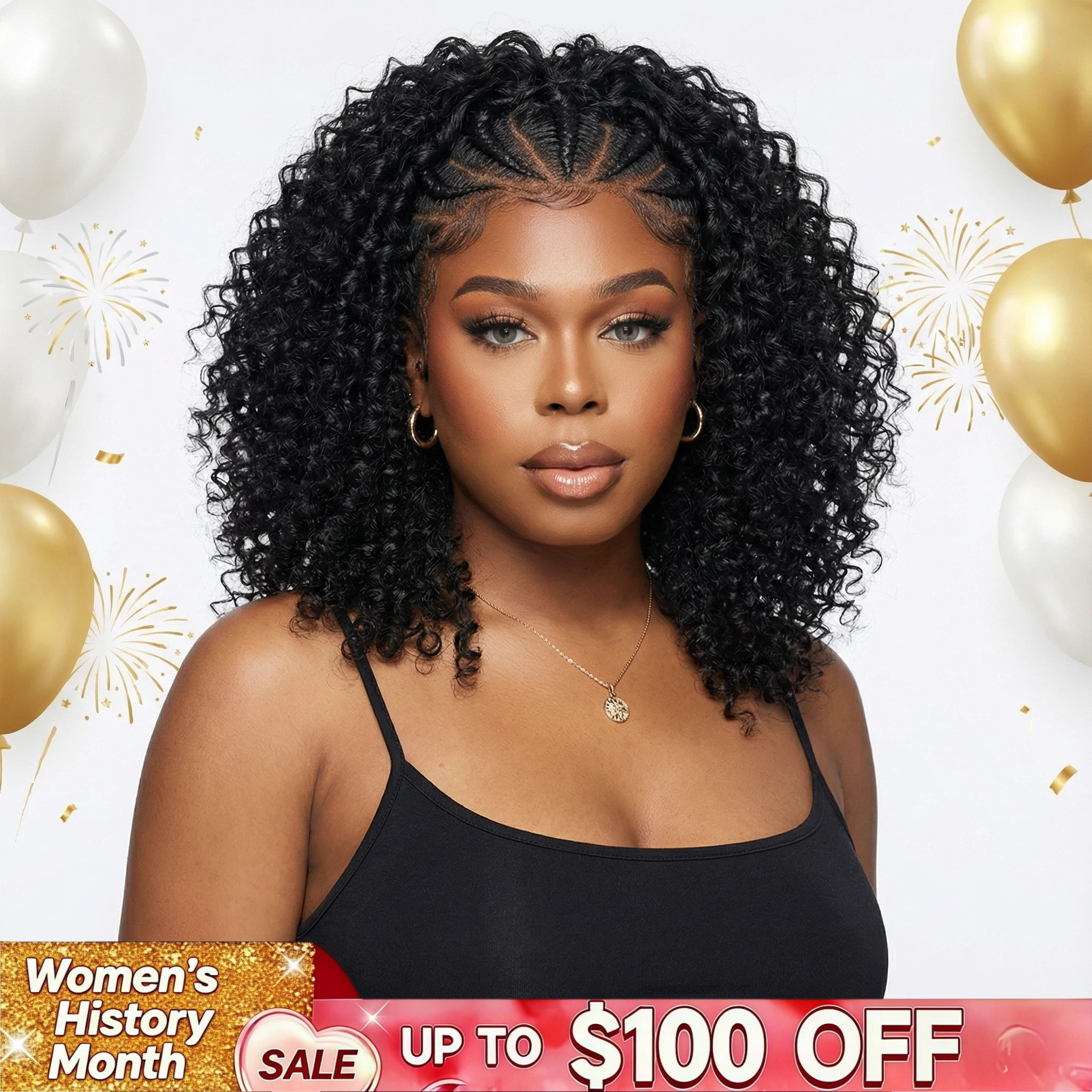 Curly Bob Wig Human Hair 13x4 HD Lace Front Wigs For Black Women Human Hair Pre Plucked Wear And Go Glueless Short Wet And Wavy Braided Wig Black Color - Onime Hair