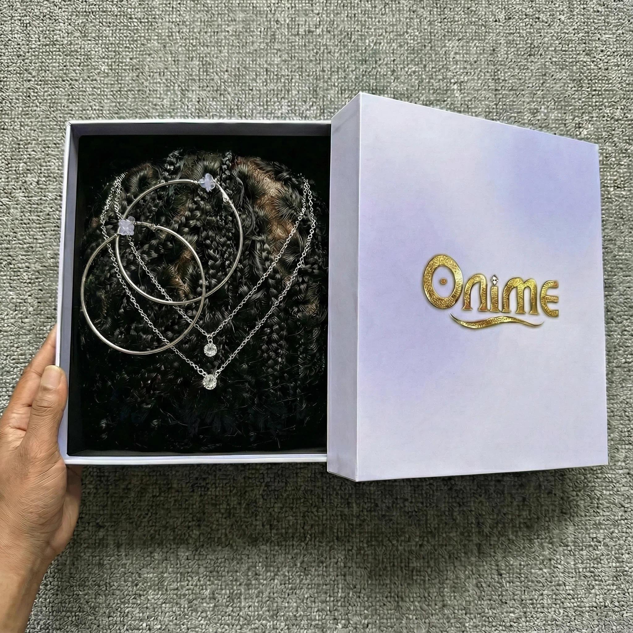 Boho Braids Deep Curly Glueless 5x5 Closure Lace with Braided Top Human Hair Wig Pre-Cut Lace