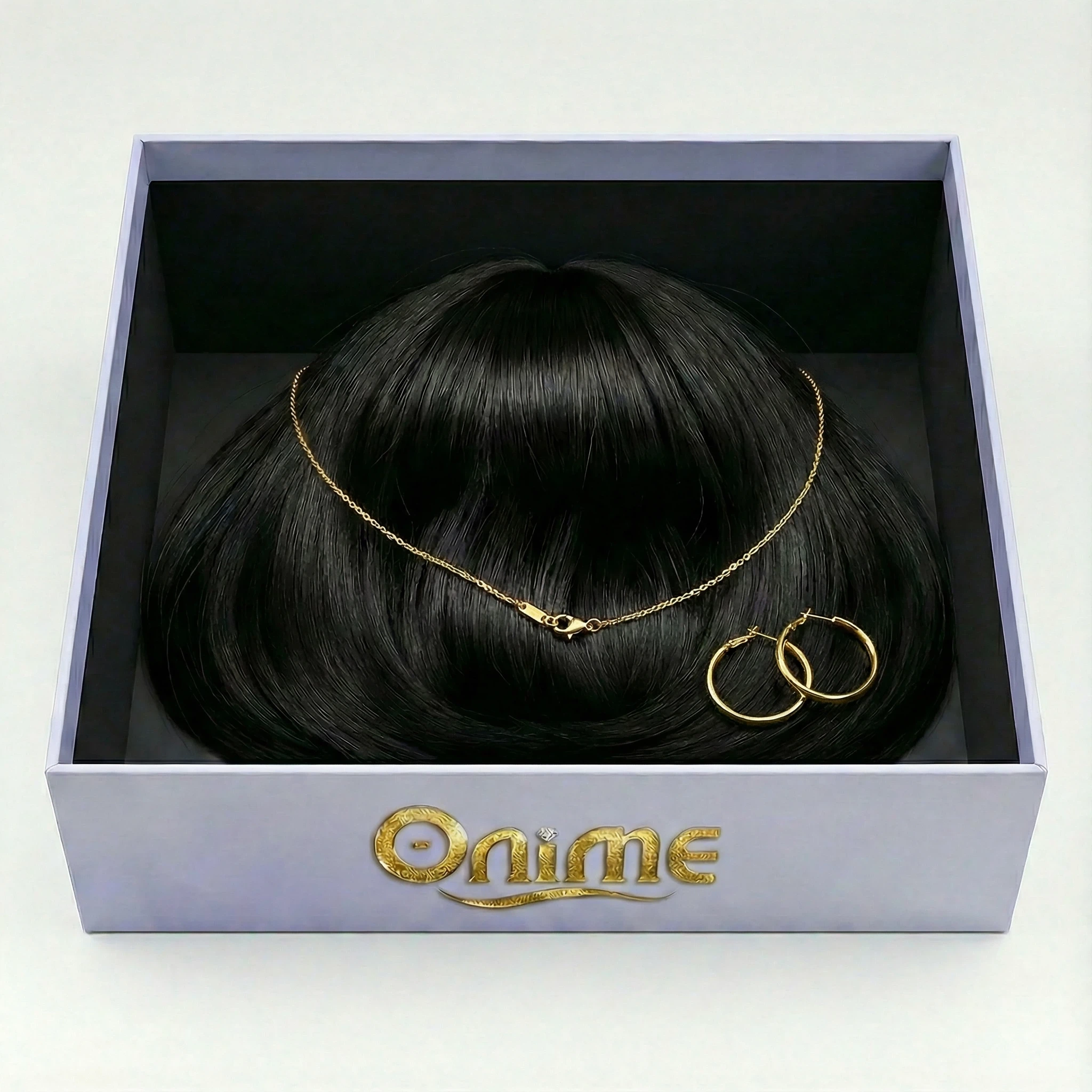 New Year Only | Put On and Go Realistic Glueless Yaki Straight Bob with Bangs Minimalist Lace Wig 100% Human Hair