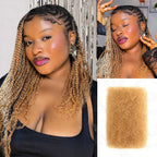 Onimehair™ Honey Blonde Color Afro kinky Bulk Hair Extensions For Braiding Dreadlock Human Hair