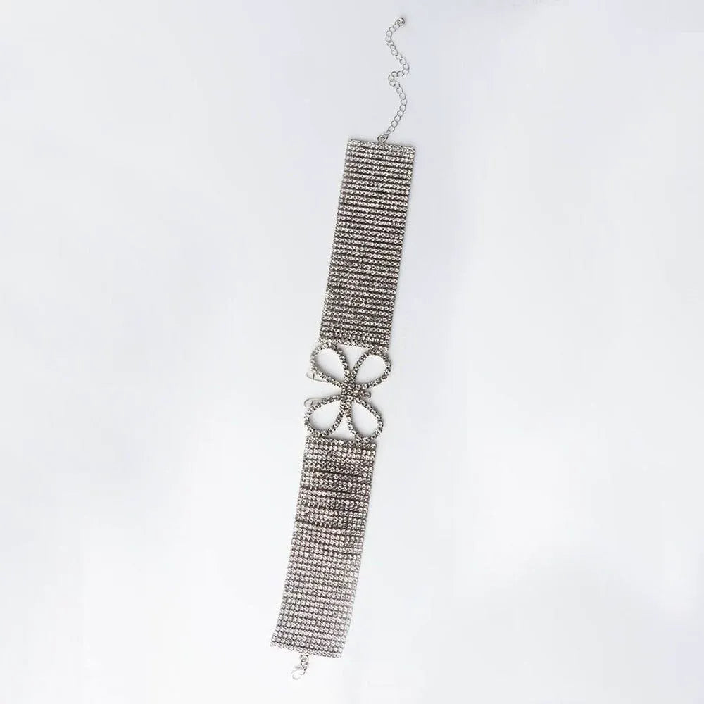 Luxurious Sexy Full Diamond Collarbone Necklace