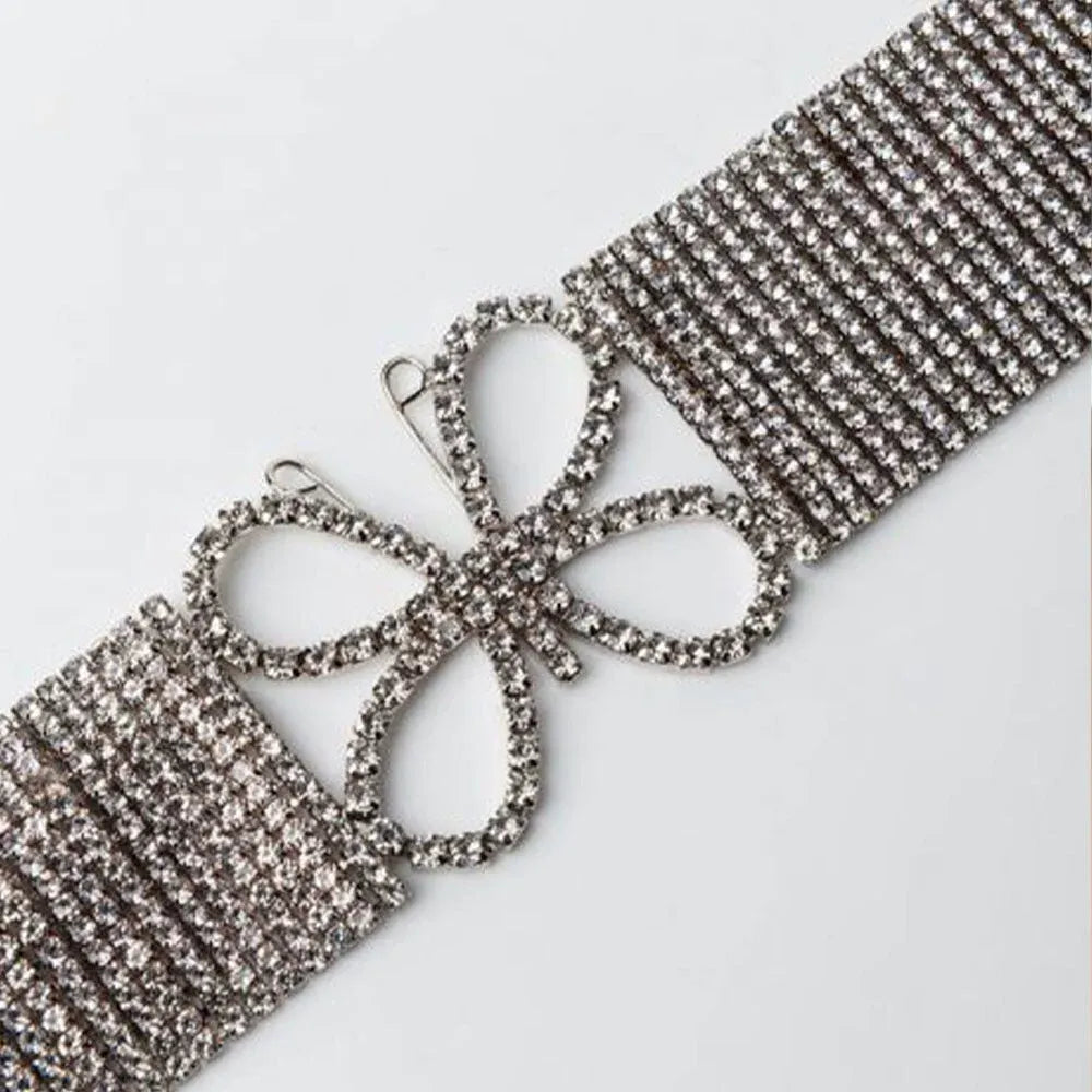 Luxurious Sexy Full Diamond Collarbone Necklace