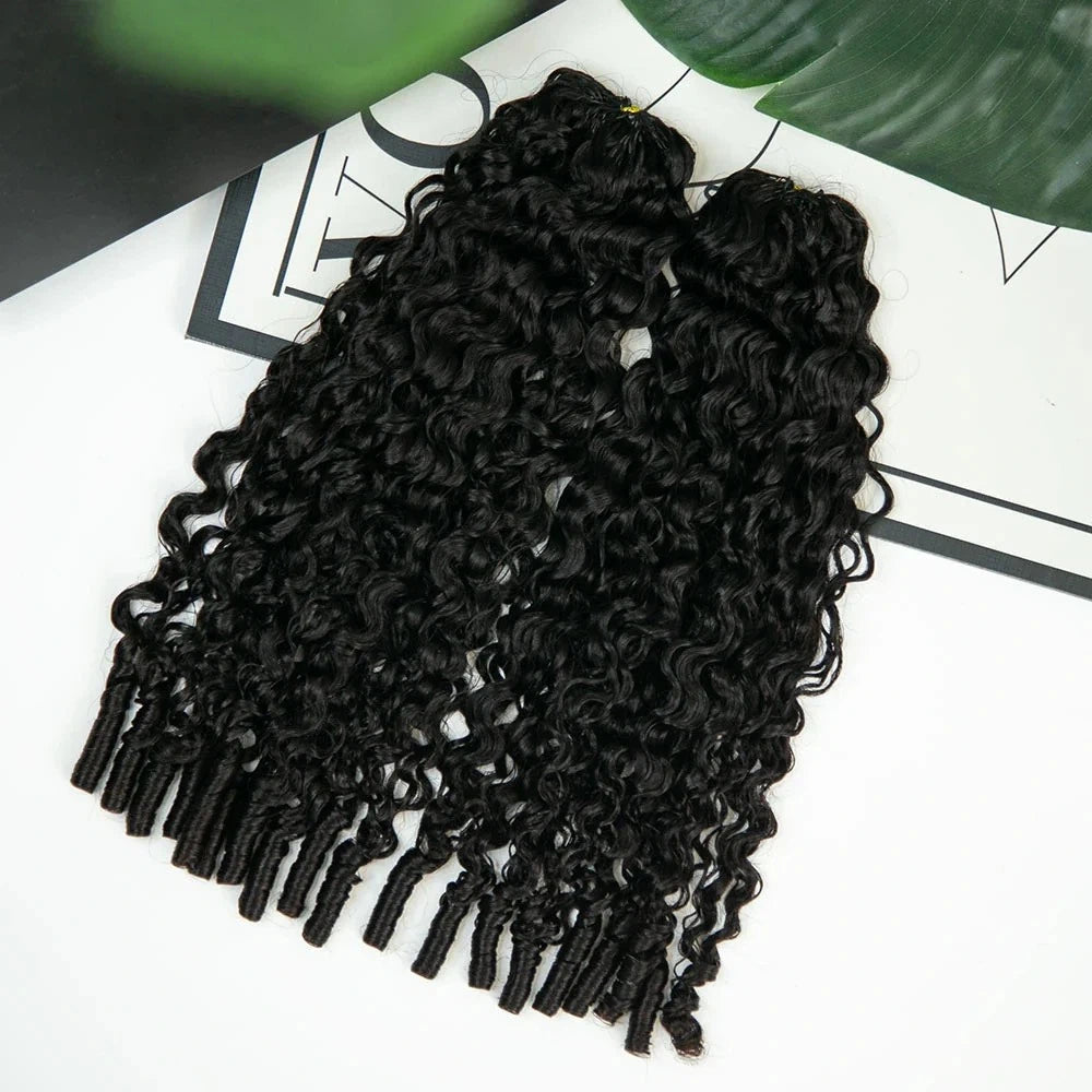 Onimehair Burmese Water Curly Human Crochet Hair