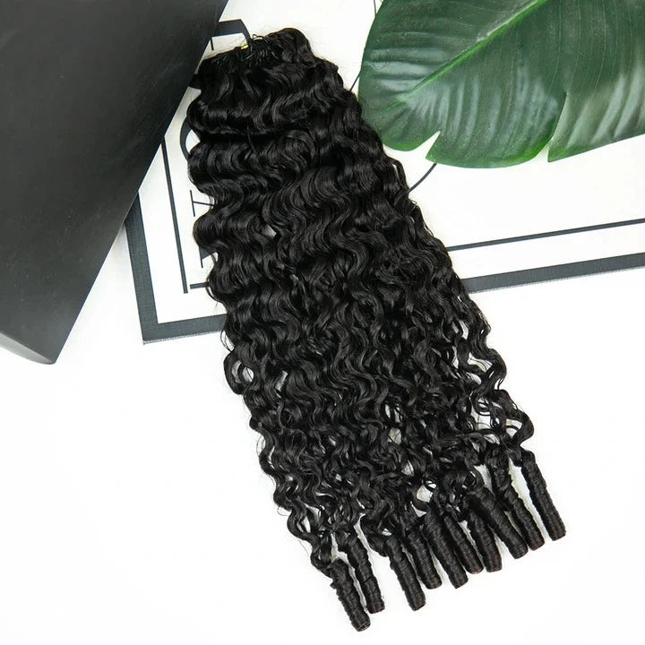 Onimehair Burmese Water Curly Human Crochet Hair