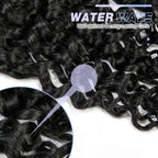 Onimehair Water Wave Bulk Human Hair For Braiding Natural Black Boho Hair