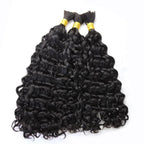 Double Drawn Burmese Natural Wave Human Braiding Hair