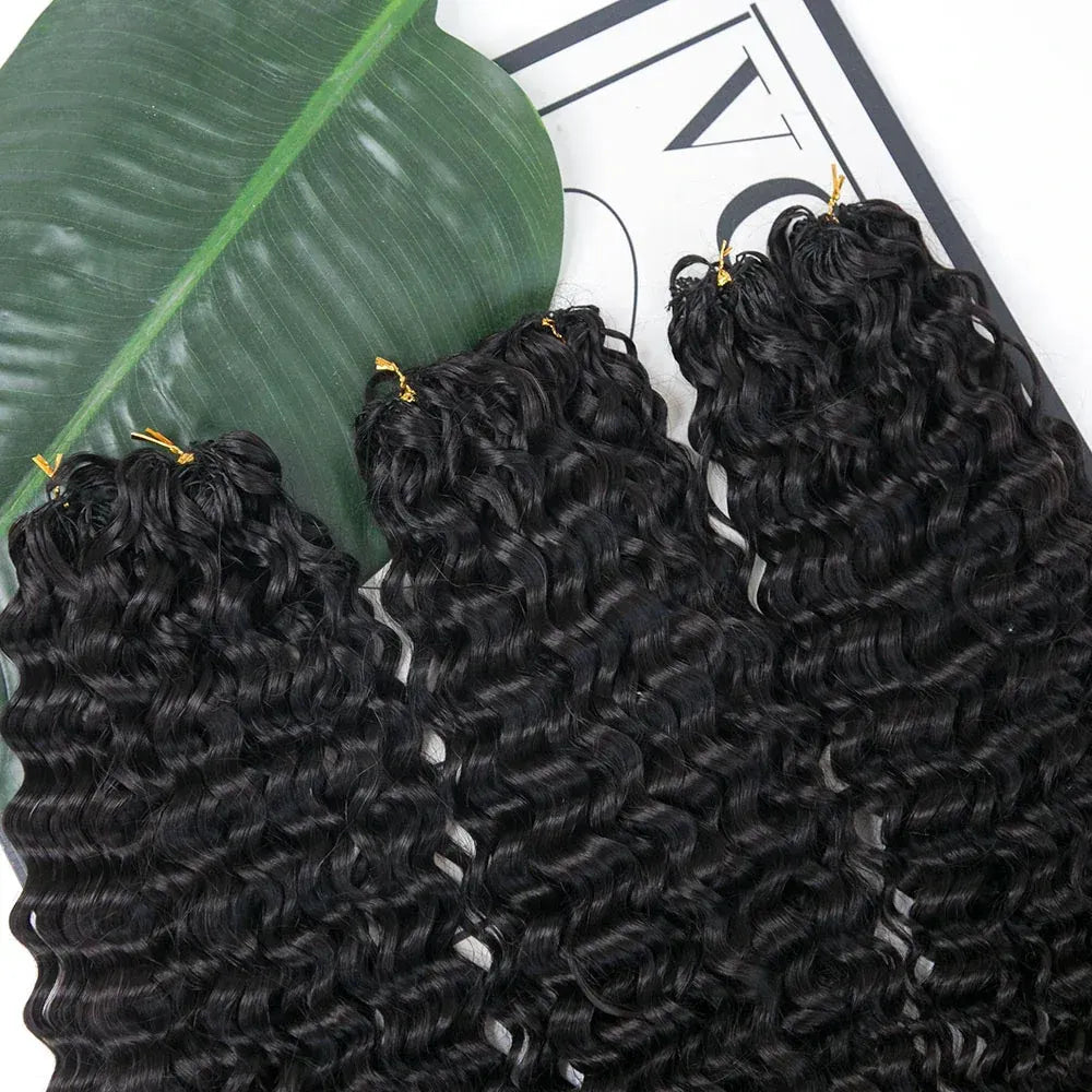 Water Wave Crochet Hair Extension 100% Human Crochet Extensions - Onime Hair