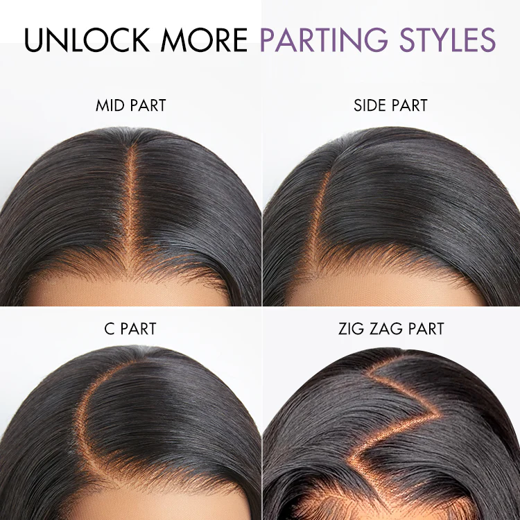 Myown-Fit™ Wig PartingMax Glueless 6x6 Closure HD Lace Loose Body Wave Long Wig Pre-Cut Lace